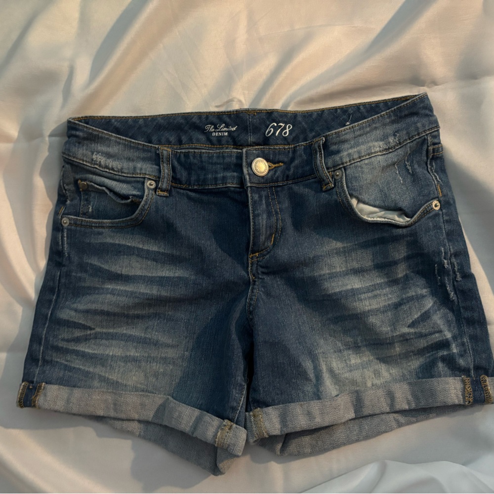The Limited Blue Jean Shorts